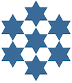 Figure: another 'Seven Stars' badge when on a white field