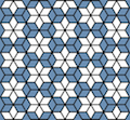 Figure 3a: implicit rhombille tiling in the arms.